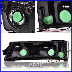 Fit For 03-06 Chevy Silverado 1500 2500 Smoke LED Headlights + Tail Lights