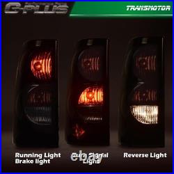 Fit For 03-06 Chevy Silverado 1500 2500 Smoke LED Headlights + Tail Lights
