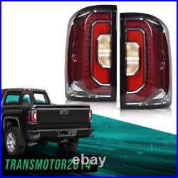 Fit For 16-18 GMC Sierra 1500 Factory LED Tail Lights Brake Lamps Set Left+Right
