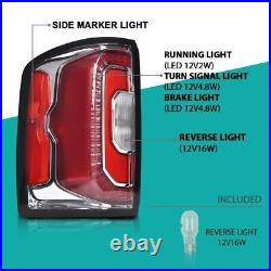 Fit For 16-18 GMC Sierra 1500 Factory LED Tail Lights Brake Lamps Set Left+Right