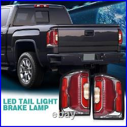 Fit For 16-18 GMC Sierra 1500 Factory LED Tail Lights Brake Lamps Set Left+Right