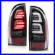 Fit For 2005-2015 Toyota Tacoma LED Tube Tail Lights Brake Lamps Assembly Black