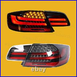 Fit For 2008-2013 BMW 3-Series M3 E92 Coupe LCI LED Tail Light Assembly Smoke