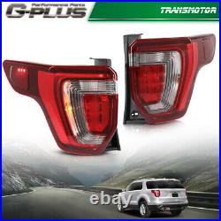 Fit For 2016 2017 2018 2019 Ford Explorer LED Tail Lights Lamps Pair Left+Right