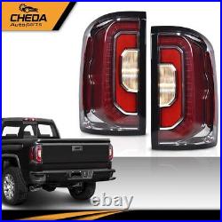 Fit For 2016-2018 GMC Sierra 1500 Factory LED Tail Lights Brake Lamps Left+Right