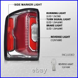 Fit For 2016-2018 GMC Sierra 1500 LED Tail Lights Brake Lamps Set Left+Right