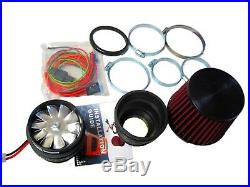 Fit For Ford Power Performance Electric Air Intake Supercharger Fan Motor Kit