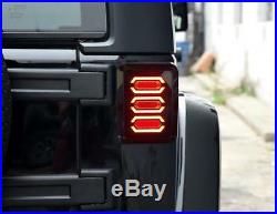 Fit For Jeep Wrangler JK 2007-2017 LED Rear Lamps Tail Lights Accessories 2PCS