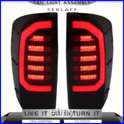 Fit For Toyota Tacoma 2016-2021 LED Tail Lights Assembly Red Clear DRL Rear