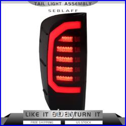 Fit For Toyota Tacoma 2016-2021 LED Tail Lights Assembly Red Clear DRL Rear