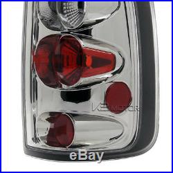Fit Ford 2004-2008 F150 Chrome Halo Projector LED Headlights+Tail Lamp