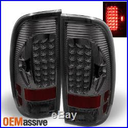 Fit Smoked 1997-2003 F150 1999-2007 F250 LED Tail Lights Lamps L+R 200 2001