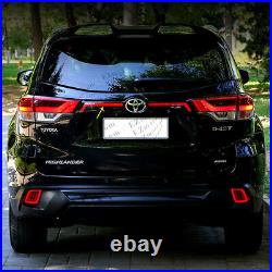 Fit Toyota Highlander 2015-2018 LED Signal Lamp Tail Brake Dynamic Lights