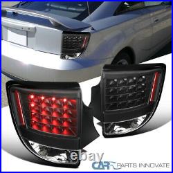 Fits 00-05 Toyota Celica Matte Black LED Tail Lights Rear Brake Parking Lamps