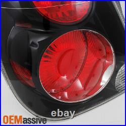 Fits 02-06 Altima SE-R Style Hyper Black Tail Lights Brake Lamps Replacement