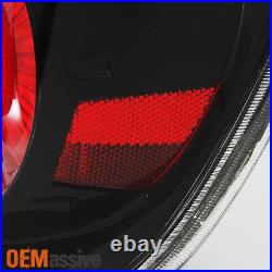 Fits 02-06 Altima SE-R Style Hyper Black Tail Lights Brake Lamps Replacement