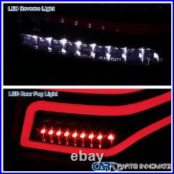 Fits 06-11 Benz W164 ML-Class Pearl Black Full LED Tail Lights Brake Lamps Pair