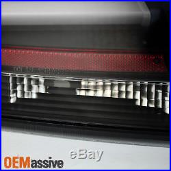 Fits 06-13 Chevy Impala Black Bezel LED Tail Lights Rear Brake Lamps Left+Right