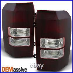 Fits 08-17 Jeep Patriot Dark Red Tail Lights Repalcement Driver+Passenger Pair