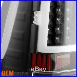 Fits 09-18 Dodge Ram 1500 10-19 2500 3500 Black LED Tail lights+3rd Brake Light