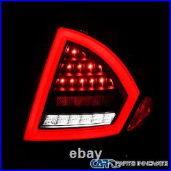 Fits 10-12 Ford Fusion SE Black LED Tube Tail Lights Rear Brake Lamps Left+Right