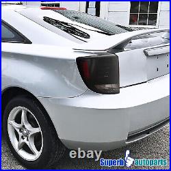 Fits 2000-2005 Celica LED Tail Lights Brake Lamp Glossy Black/Smoke