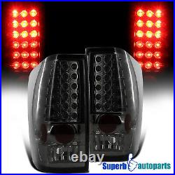 Fits 2004-2015 Titan Tail Lights LED Brake Signal Lamps Smoke Replacement 04-15