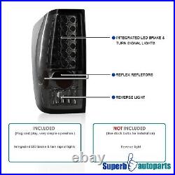 Fits 2004-2015 Titan Tail Lights LED Brake Signal Lamps Smoke Replacement 04-15