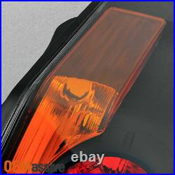 Fits 2007-2012 Altima Sedan Black Tail Lights Replacement Pair Left+Right 07-12