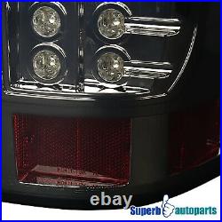 Fits 2007-2012 Chevy Avalanche Smoke LED Brake Tail Lights Replacement