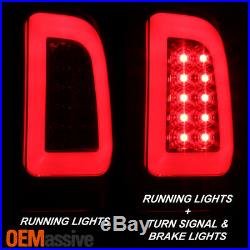 Fits 2008-2016 Ford F-250 F-350 F-450 Super Duty LED Light Bar Tail Lights Red
