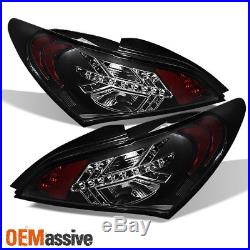 Fits 2010-2012 Genesis Coupe Black Philips Lumileds LED Tail Lights Brake Lamps