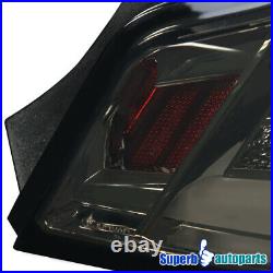 Fits 2011-2013 Scion tC LED Tail Brake Lamps Rear Stop Lights Smoke