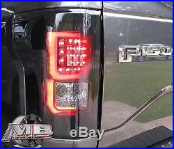 Fits 2015 2016 2017 Ford F-150 Smoked Black Premium LED Tail Lights F150 Winjet