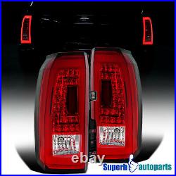 Fits 2015-2020 Yukon XL Red LED Rear LED Brake Lights Tail Lamp WithLED Tube