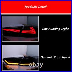 Fits 2018 2019 2020 2021 Toyota Camry Tail Lights Smoke LED 4pcs Rear Assembly