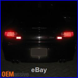 Fits 97-03 Pontiac Grand Prix Red/Clear Philips Lumileds LED Tail Lights Brake