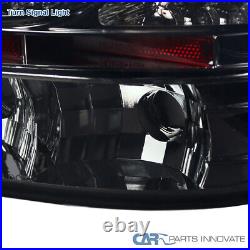 Fits 98-05 Lexus GS300 GS400 GS430 Smoke Rear LED Tail Lights+Tinted Trunk Lamps