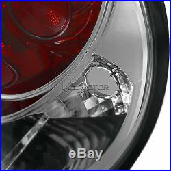 Fits 98-05 VW Beetle Halo Projector Headlights Chrome+Tail Brake Lamps