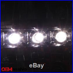Fits 99-04 F250/350 Superduty Smoked Headlights + Smoked LED Tail Lights Pair