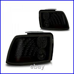 Fits 99-04 Ford Mustang OE Style PAIR LED Tail Lights Rear Lamps Black/Smoke