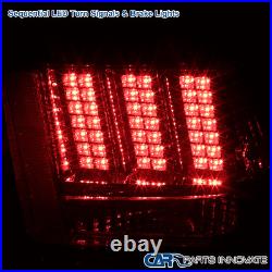 Fits 99-04 Ford Mustang Red Smoke Sequential LED Parking Tail Lights Brake Lamps