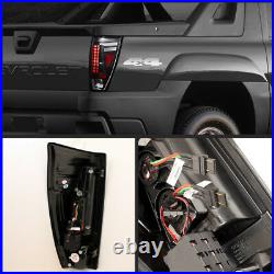 Fits Black 2002 2003 2004 2005 2006 Chevy Avalanche LED Tail Lights Left+Right
