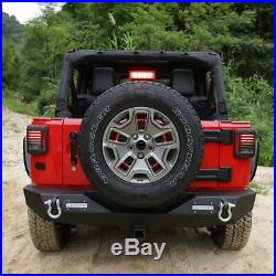 Fits Jeep Wrangler JK LED Halo Headlights Fog Turn Fender Tail Lights Combo Kit