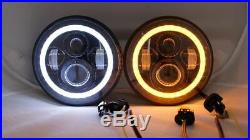 Fits Jeep Wrangler JK LED Halo Headlights Fog Turn Fender Tail Lights Combo Kit