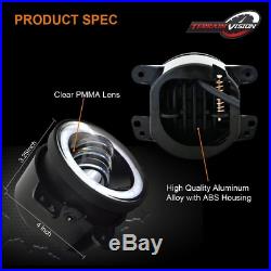 Fits Jeep Wrangler JK LED Halo Headlights Fog Turn Fender Tail Lights Combo Kit