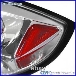 Fits Mitsubishi 06-11 Eclipse Clear LED Reverse Tail Lights Brake Parking Lamps