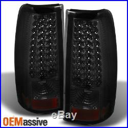 Fits Smoked 03-06 Silverado 04-06 Sierra Pickup LED Tail Lights Lamps Left+Right