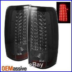 Fits Smoked 99-02 Chevy Silverado 99-03 GMC Sierra Pickup LED Tail Lights Lamps