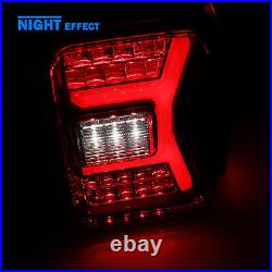 Flush Mount LED Tail Lights For 2019-2023 Jeep Gladiator JT Red Sequential Lamps